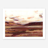 Mauve Mesa II Art Print
