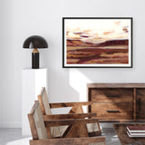 Mauve Mesa II Art Print
