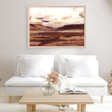 Mauve Mesa II Art Print