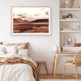 Mauve Mesa II Art Print