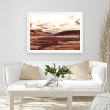 Mauve Mesa II Art Print