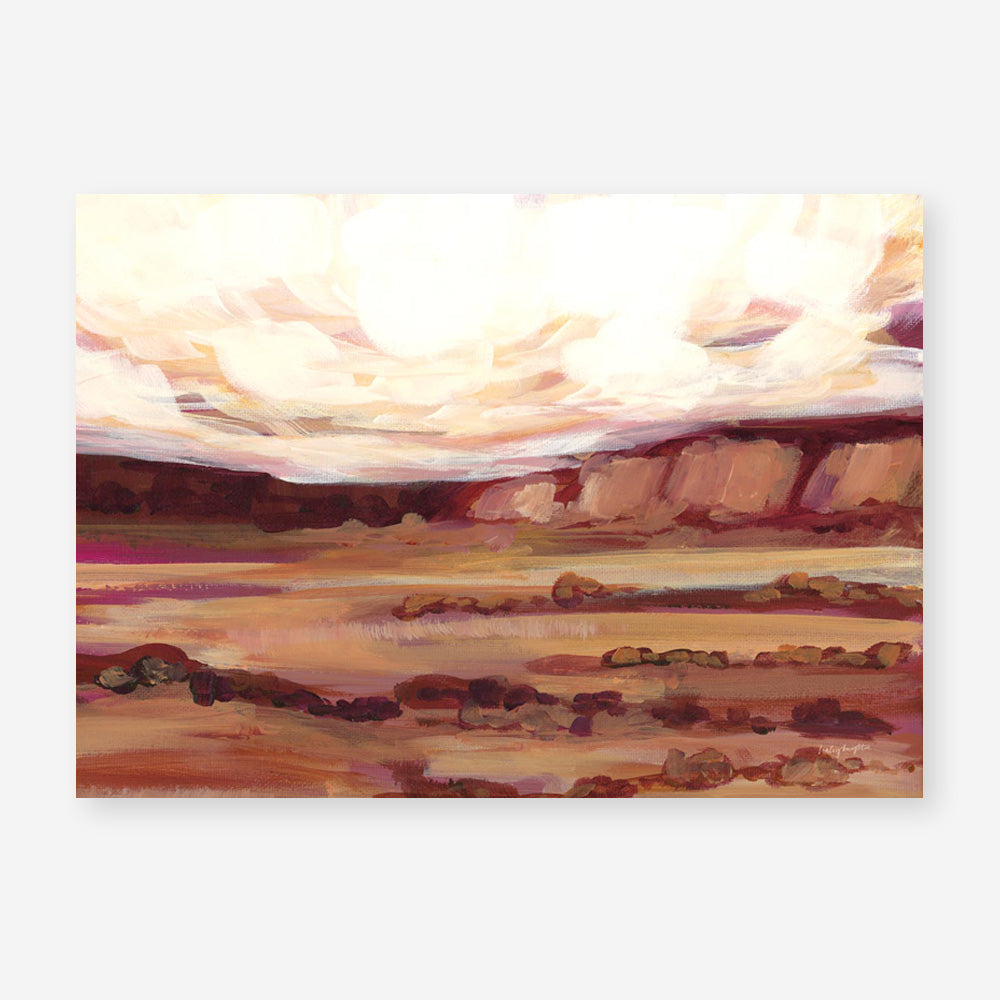 Mauve Mesa III Art Print