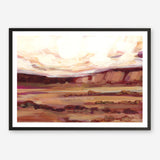 Mauve Mesa III Art Print