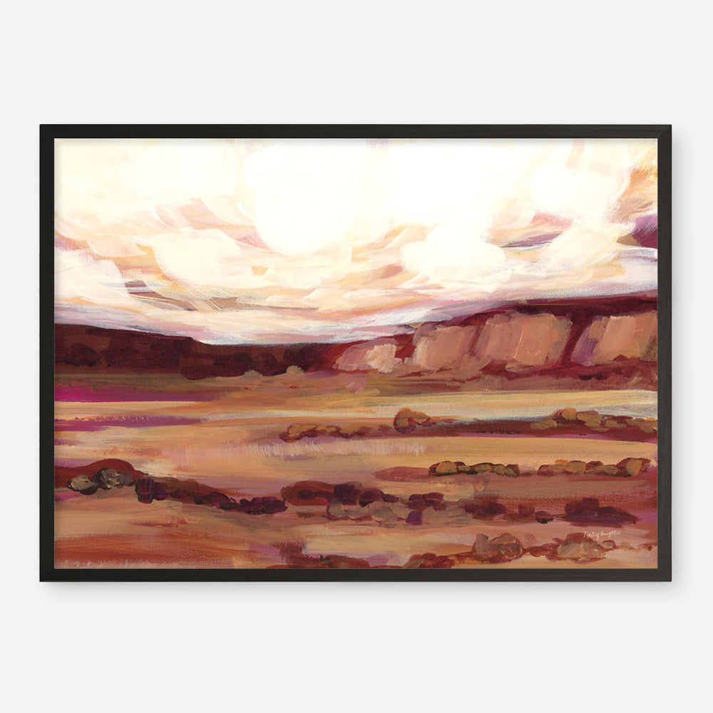 Mauve Mesa III Art Print