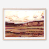 Mauve Mesa III Art Print