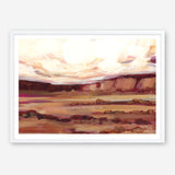 Mauve Mesa III Art Print