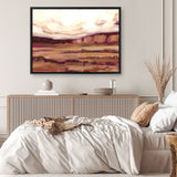 Mauve Mesa III Canvas Print