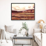 Mauve Mesa III Art Print