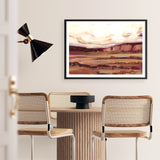 Mauve Mesa III Art Print