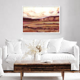 Mauve Mesa III Art Print