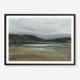 Misty River Valley Art Print