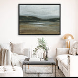 Misty River Valley Canvas Print