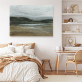 Misty River Valley Canvas Print