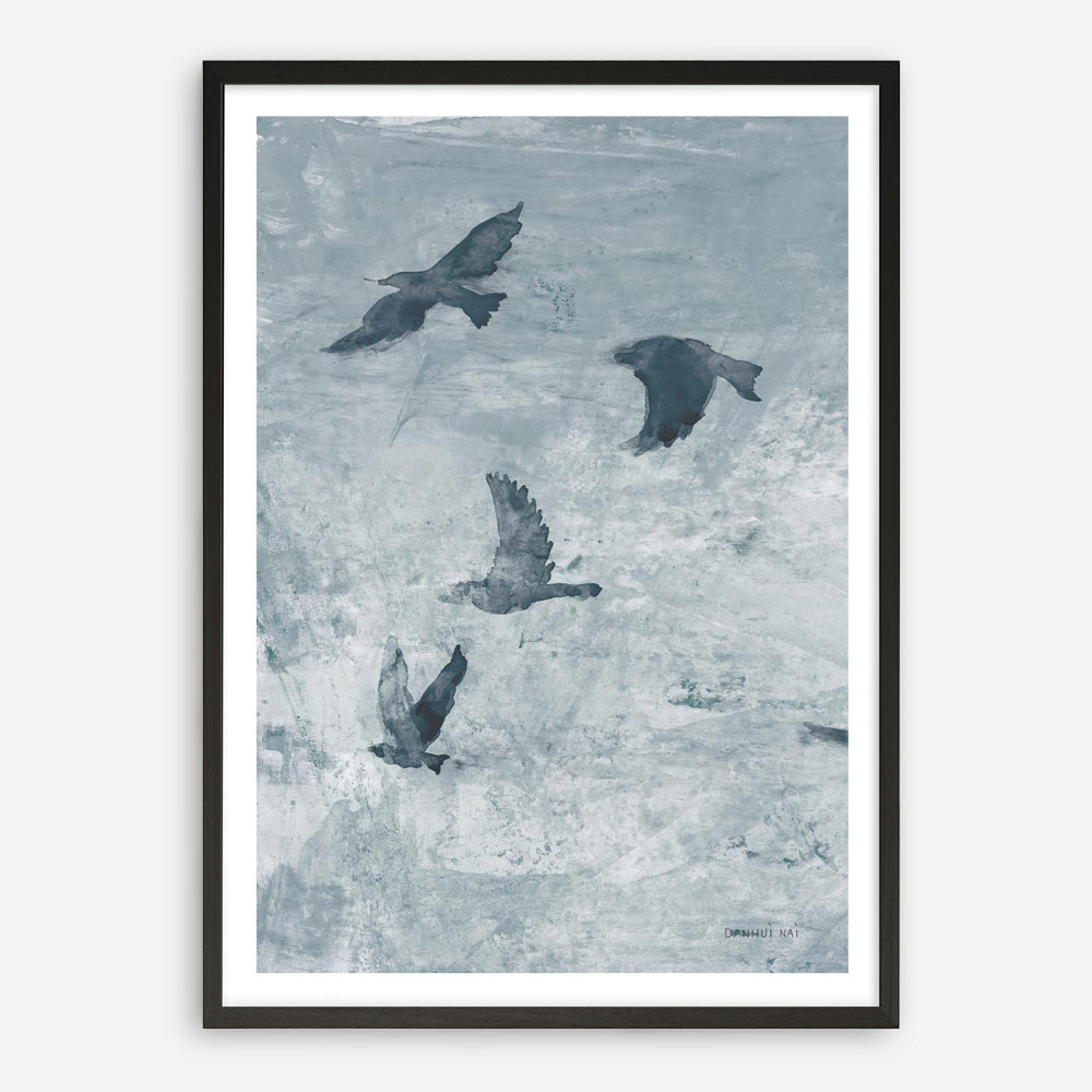 Migration Blue Panel I Art Print