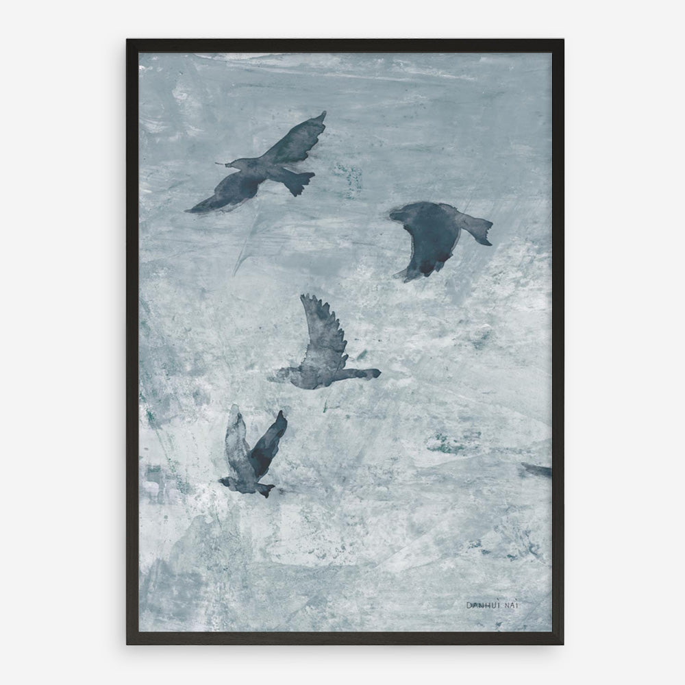 Migration Blue Panel I Art Print