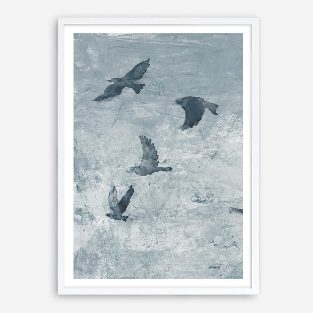 Migration Blue Panel I Art Print