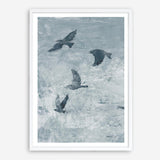 Migration Blue Panel I Art Print