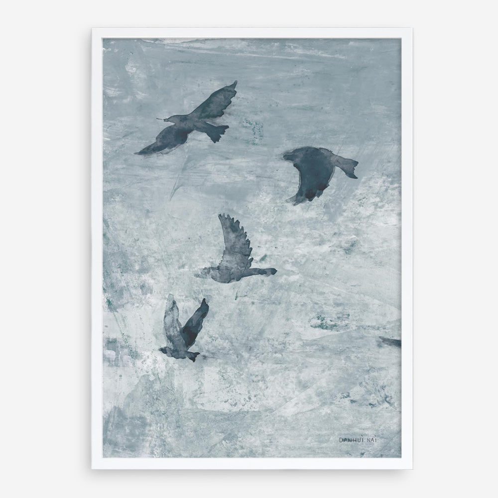 Migration Blue Panel I Art Print