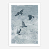 Migration Blue Panel I Art Print
