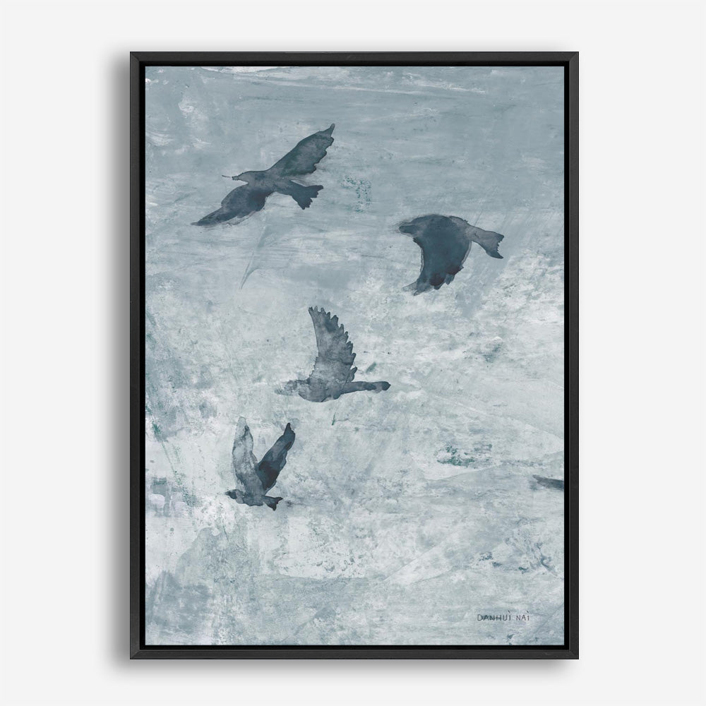 Migration Blue Panel I Canvas Print