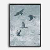 Migration Blue Panel I Canvas Print