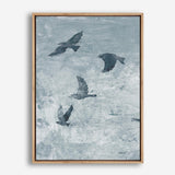 Migration Blue Panel I Canvas Print