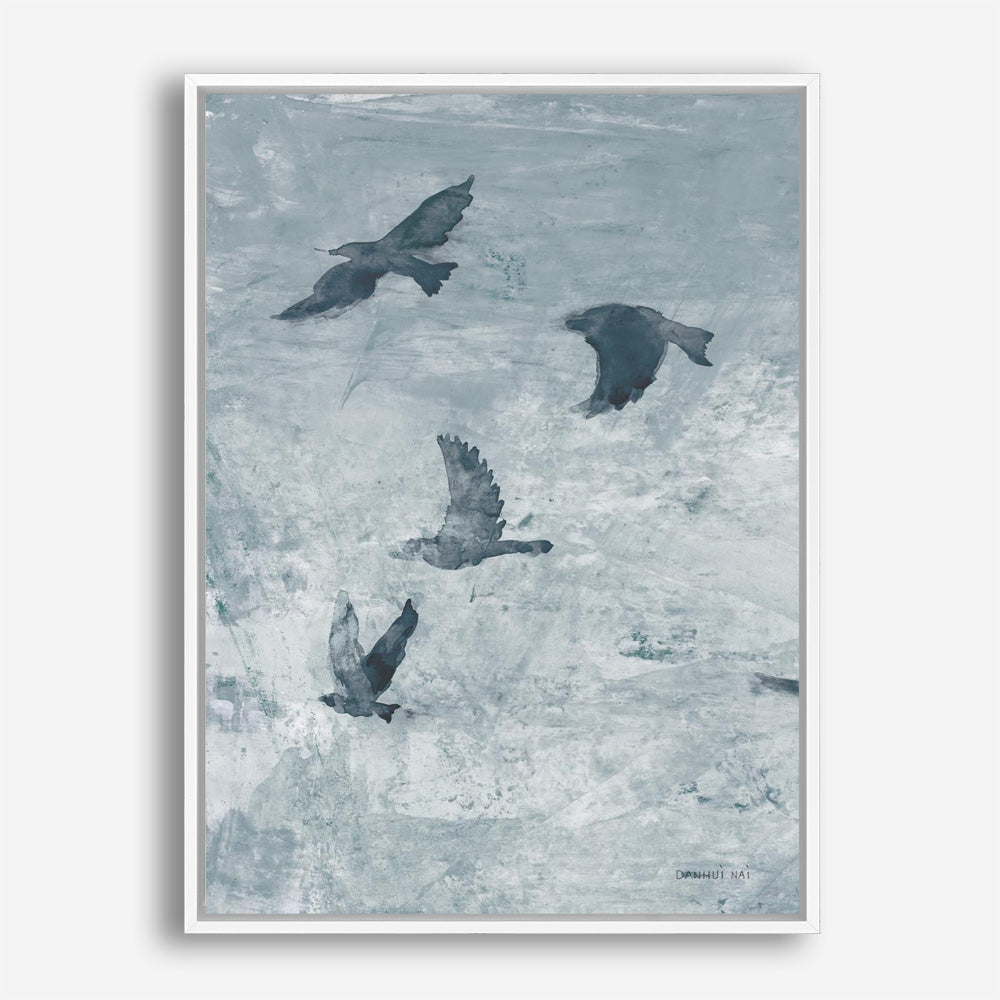 Migration Blue Panel I Canvas Print