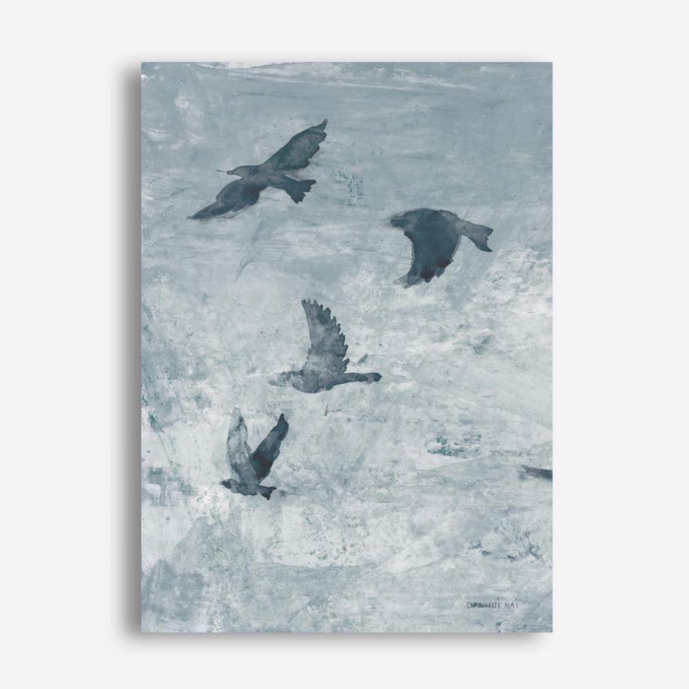 Migration Blue Panel I Canvas Print