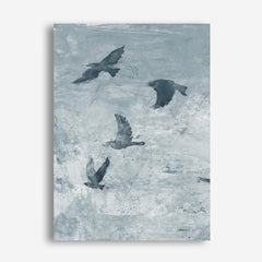 Migration Blue Panel I Canvas Print