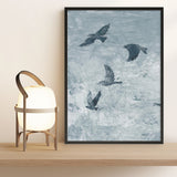 Migration Blue Panel I Art Print