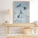 Migration Blue Panel I Art Print