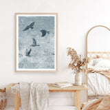 Migration Blue Panel I Art Print