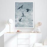 Migration Blue Panel I Art Print
