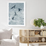 Migration Blue Panel I Art Print