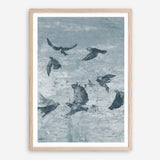 Migration Blue Panel II Art Print