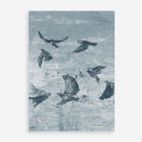 Migration Blue Panel II Art Print