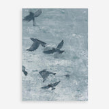 Migration Blue Panel III Art Print