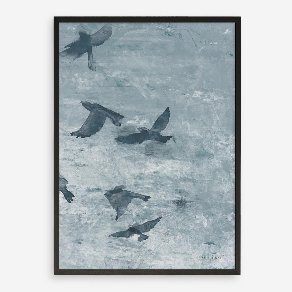 Migration Blue Panel III Art Print