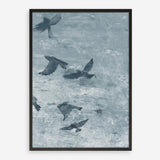 Migration Blue Panel III Art Print