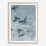 Migration Blue Panel III Art Print