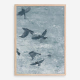 Migration Blue Panel III Art Print