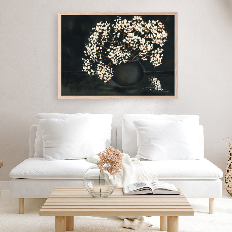 Moody Baby Art Print