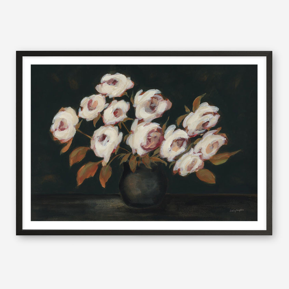 Moody Roses Art Print