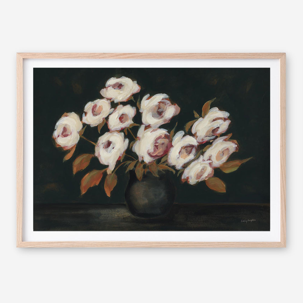 Moody Roses Art Print