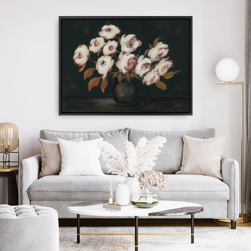 Moody Roses Canvas Print
