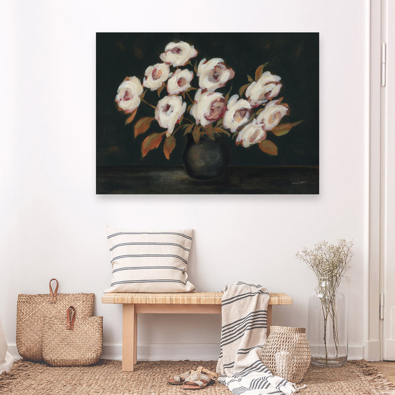 Moody Roses Canvas Print