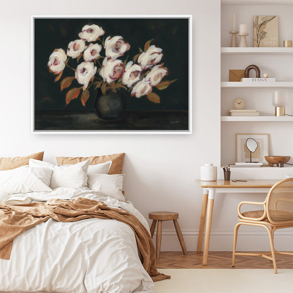 Moody Roses Canvas Print