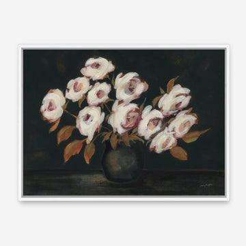 Moody Roses Canvas Wall Art Print