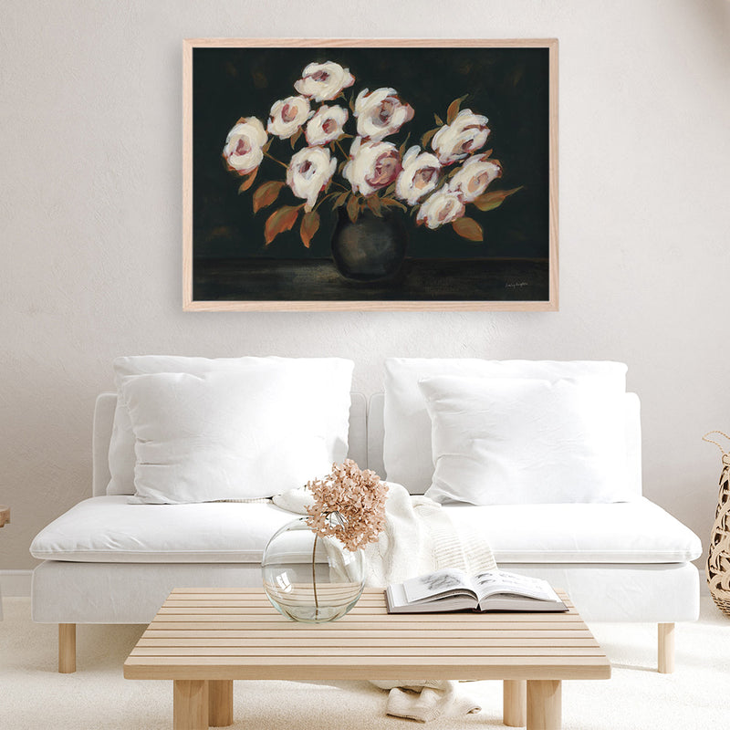 Moody Roses Art Print