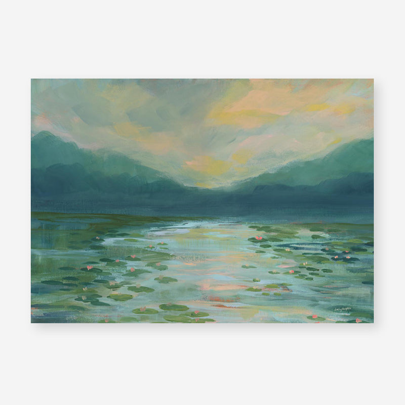 Lily Pad Lagoon I Art Print